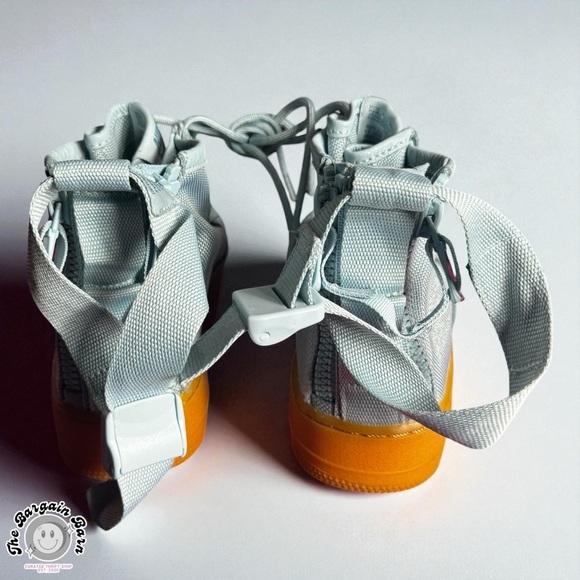 Nike SF Air Force 1 Mid (GS) Ocean Bliss SFAF1 Zip Leather Sneakers (6Y/7.5W) - Picture 7 of 10